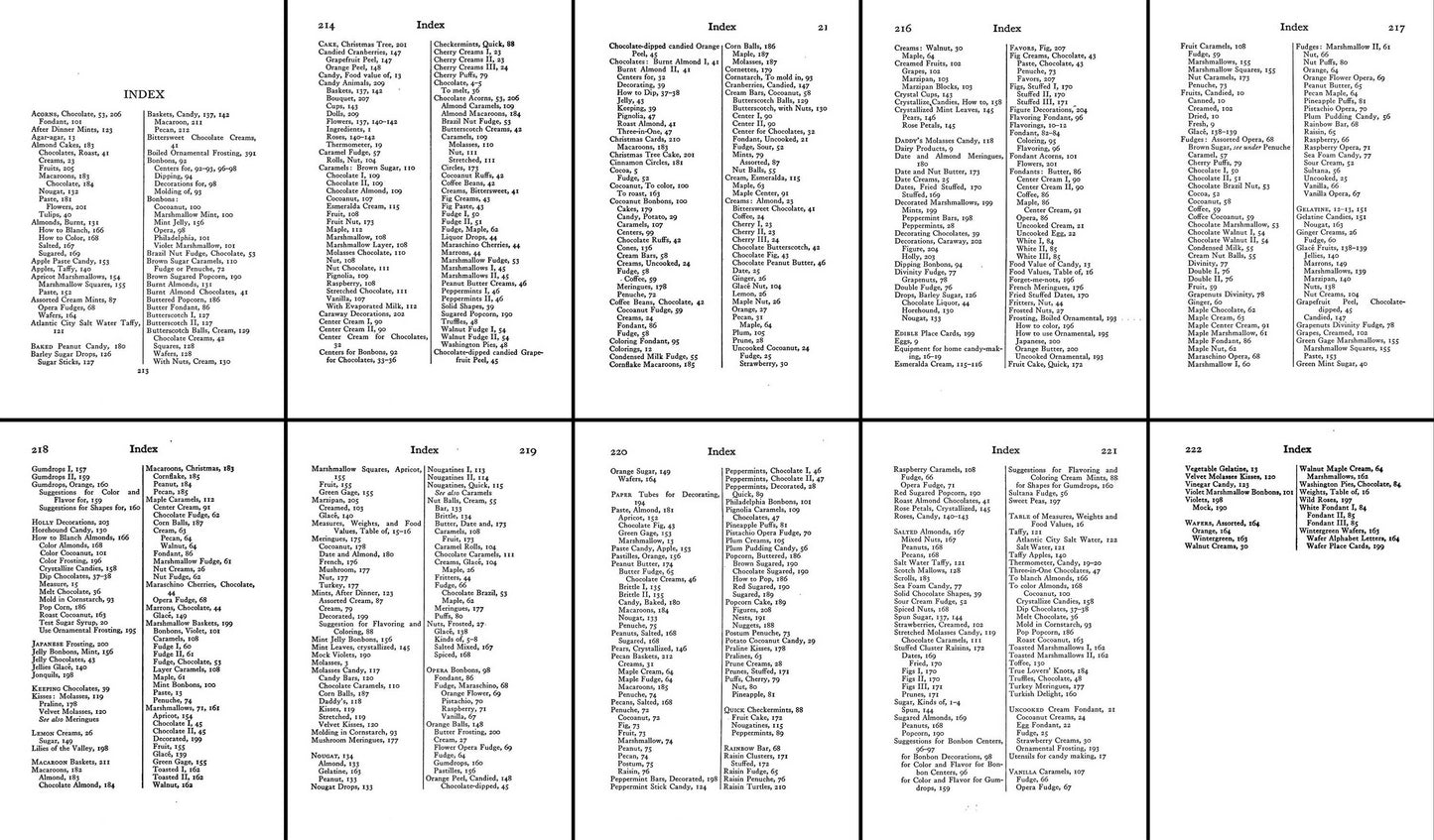 The Candy Cookbook Hundreds of Vintage Candy & Dessert Cookbook Recipes