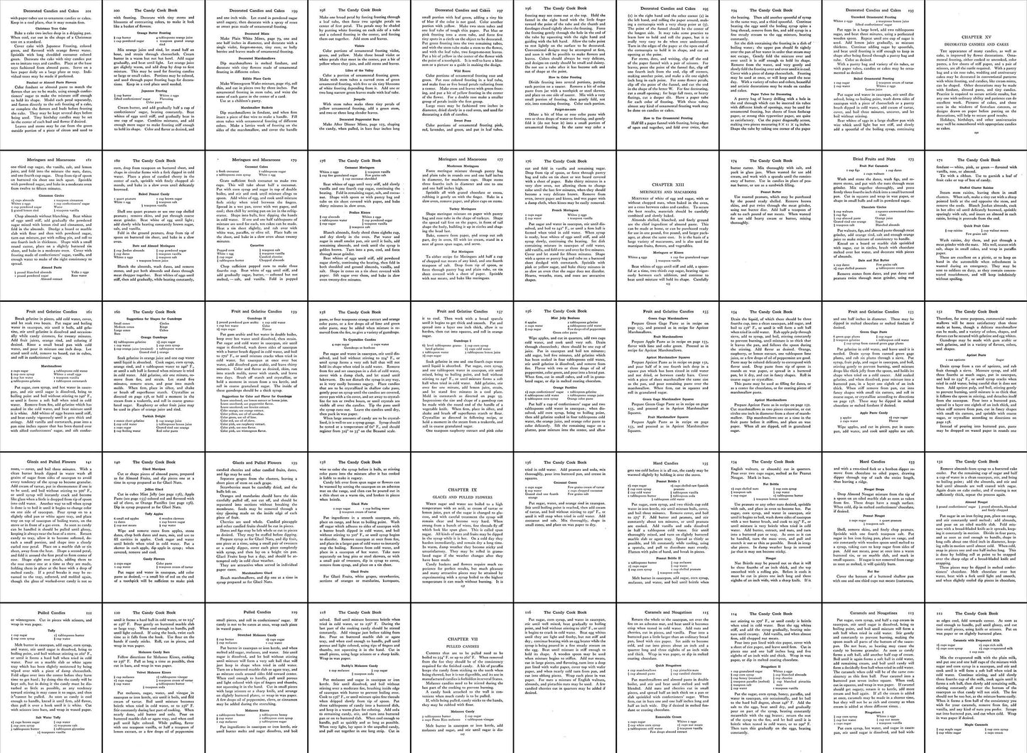 The Candy Cookbook Hundreds of Vintage Candy & Dessert Cookbook Recipes