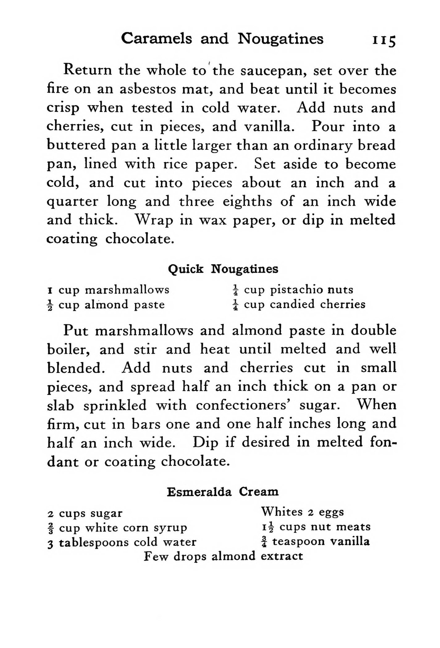 The Candy Cookbook Hundreds of Vintage Candy & Dessert Cookbook Recipes