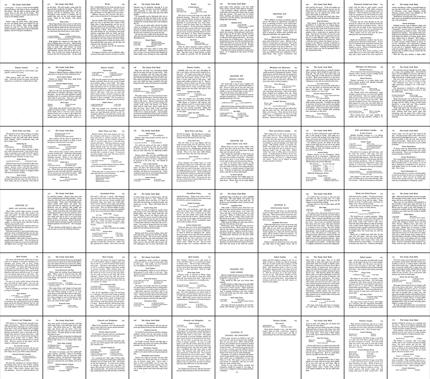 The Candy Cookbook Hundreds of Vintage Candy & Dessert Cookbook Recipes