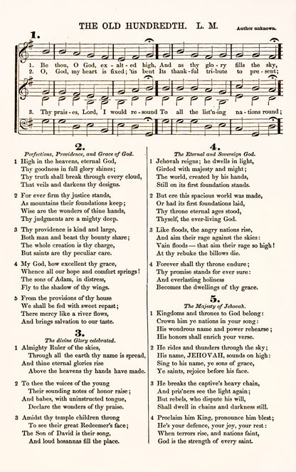 The Puritan Hymn and Tune Book Set 1 [48 Images]