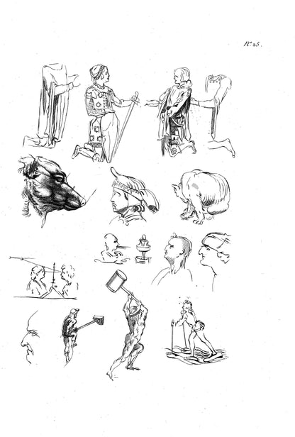 Leonardo Da Vinci Manuscript Pages Set 4 [41 Images]