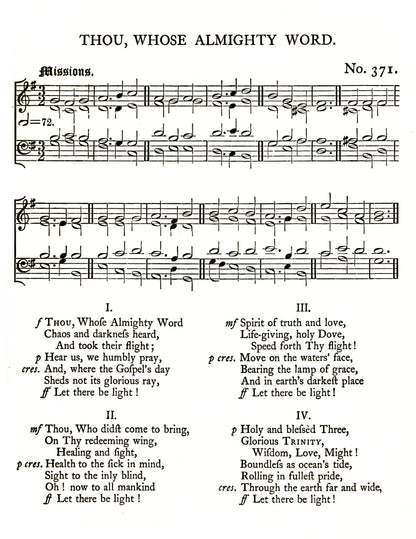 The Anglican Hymn Book Set 6 [70 Images]