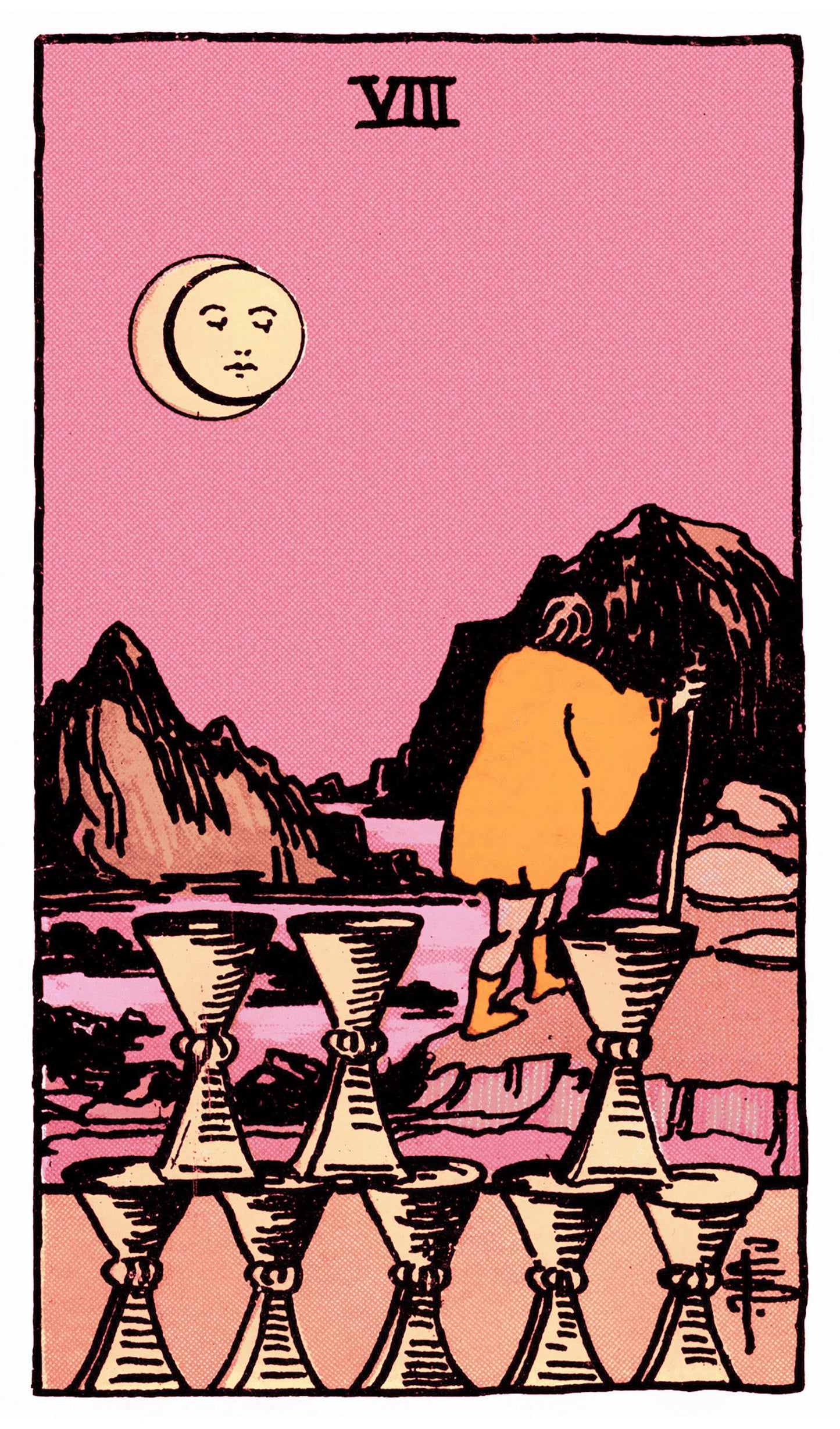 Rider Waite Smith Tarot Card Deck Pink Lemonade [78 Images]