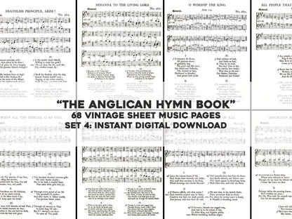The Anglican Hymn Book Set 4 [68 Images]