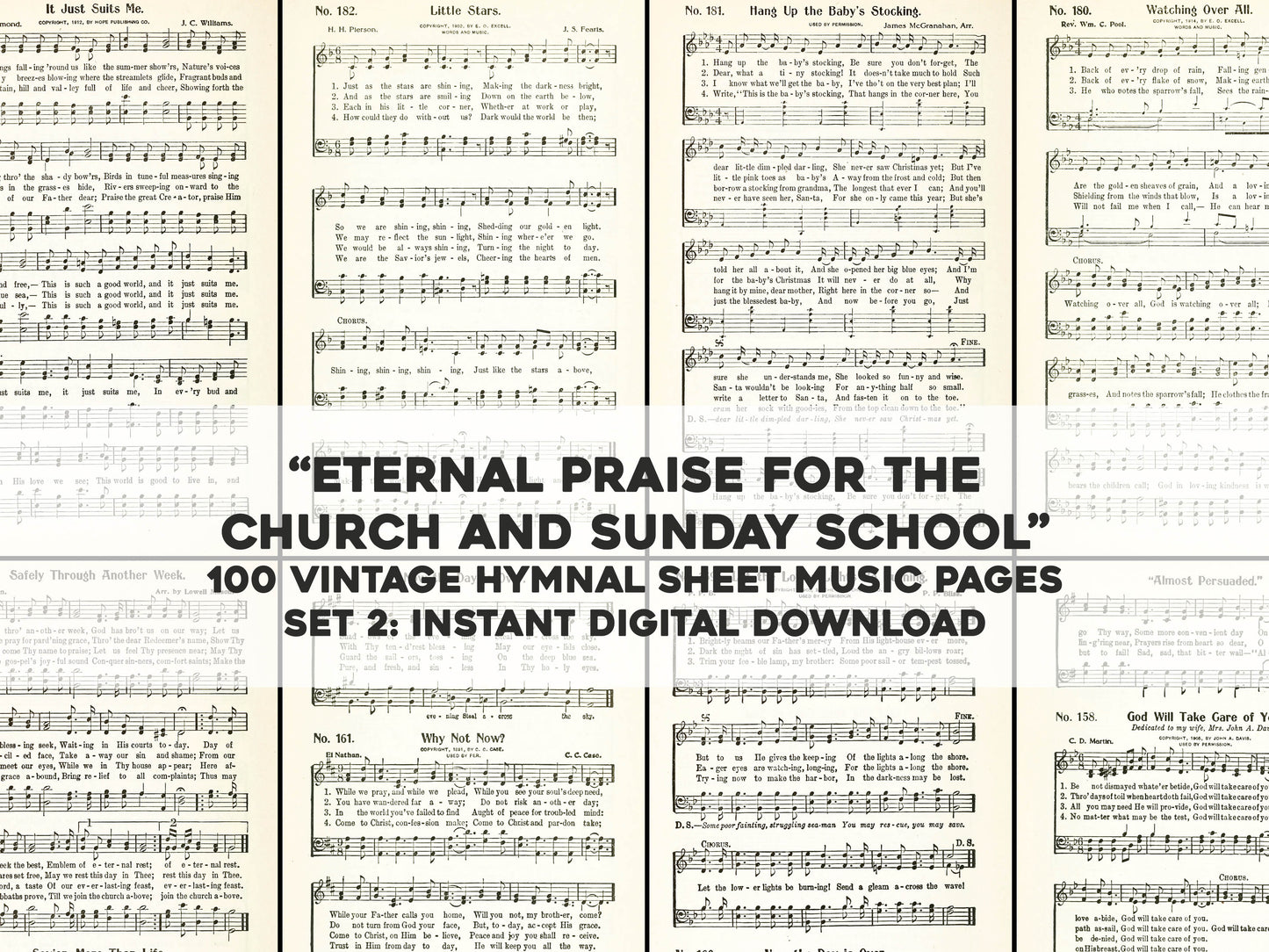 Eternal Praise for the Church and Sunday School Set 2 [100 Images]