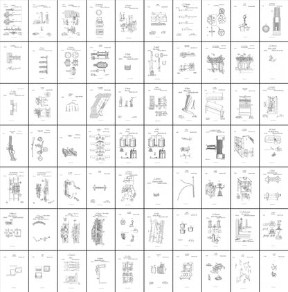 US General Single Patents Set 4 [144 Images]