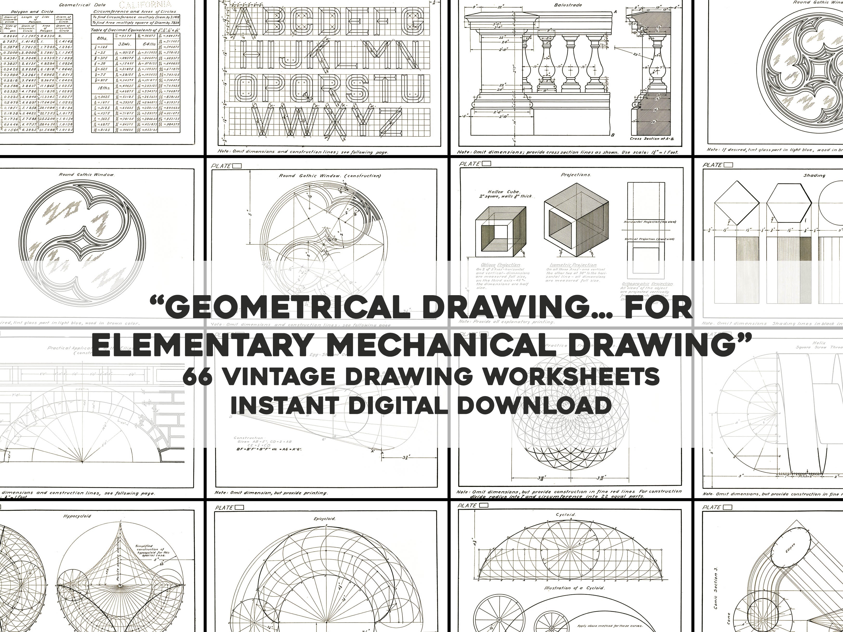 Geometrical Mathematical Drawings | Ornamental and Design Art ...