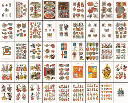 The Art of Heraldry Set 2 [45 Images]