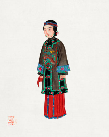 Chinese Costumes from the Qing Dynasty [24 Images]