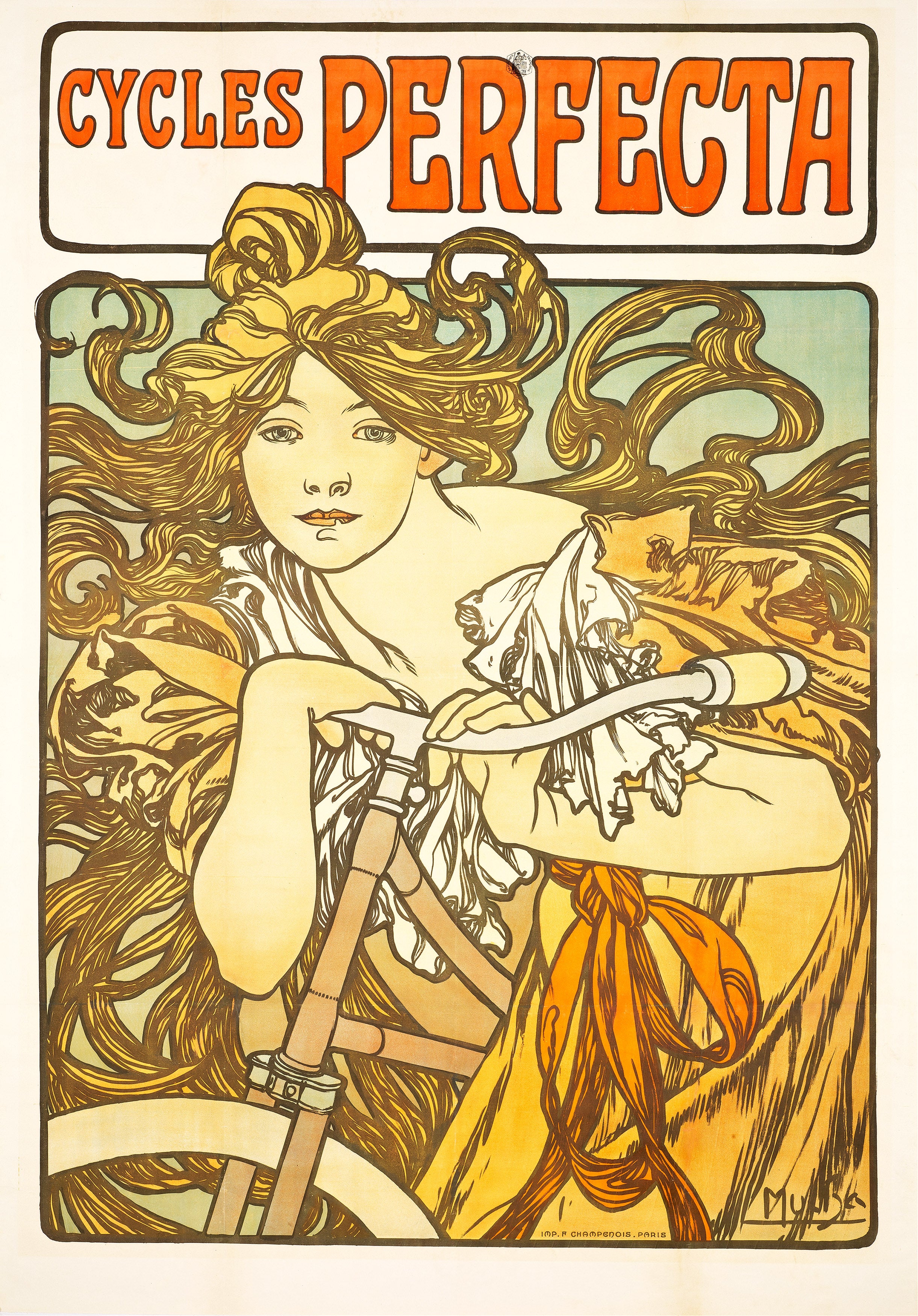 Alphonse Mucha アート作品 2点セット Alphonse Mucha Set 2 | Art Deco Art Nouveau Images
