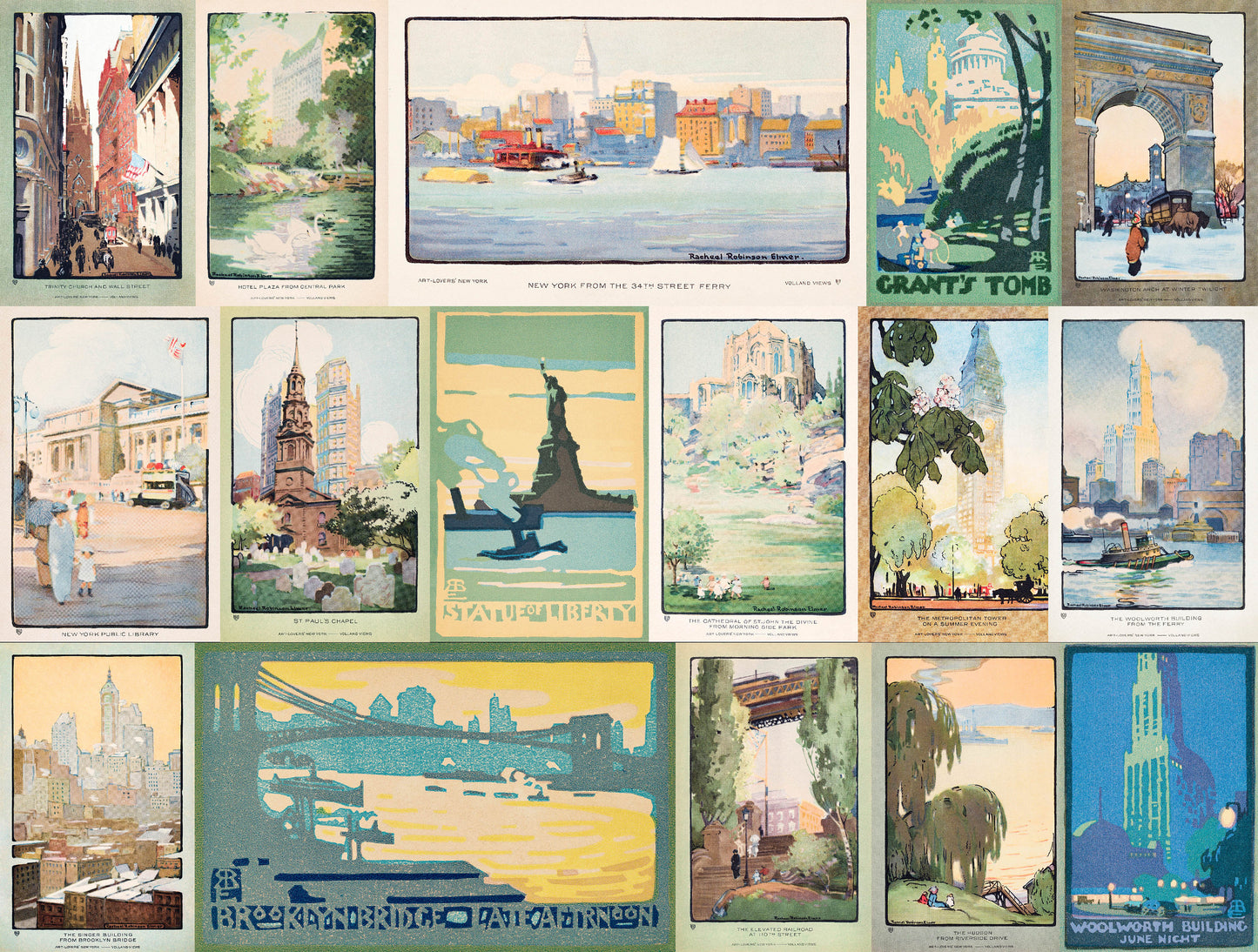 Rachael Elmer New York City Postcards [16 Images]