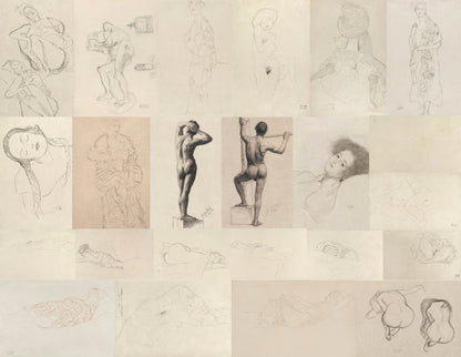 Gustav Klimt Sketches [23 Images]