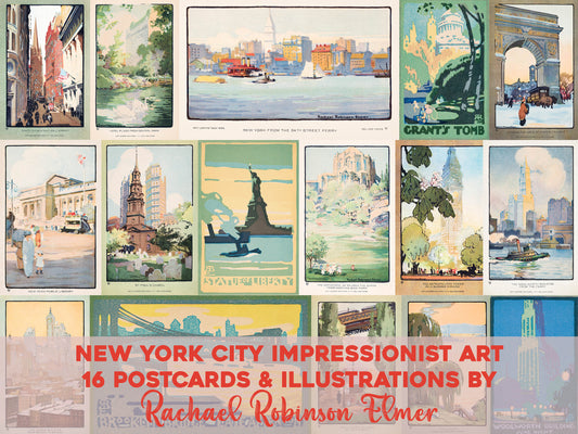 Rachael Elmer New York City Postcards [16 Images]