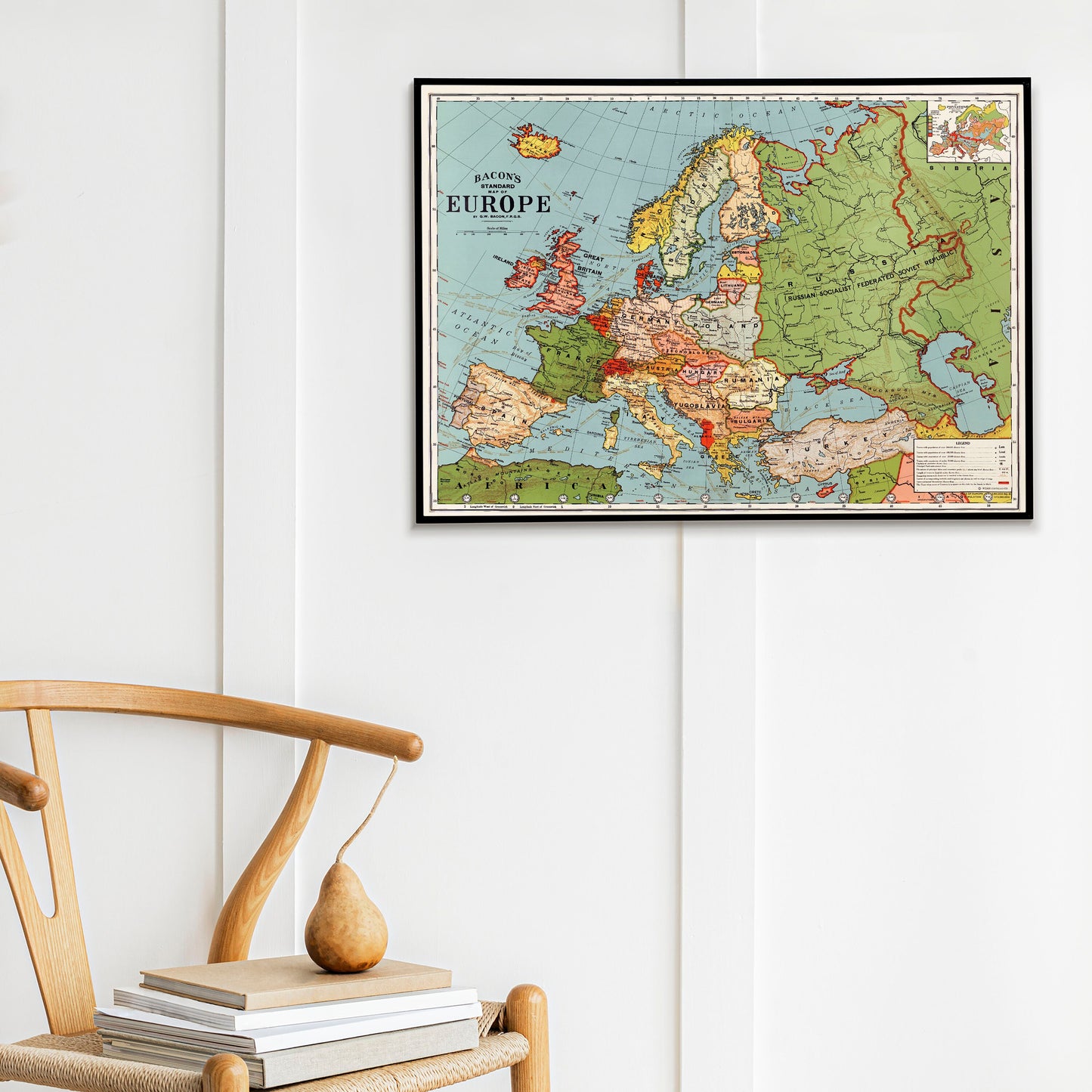 Bacon's Antique Map of Europe [1 Image]