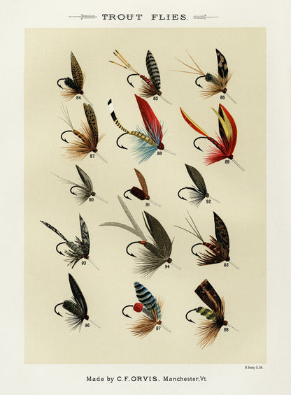 Mary Orvis Favorite Flies & Their Histories [32 Images]