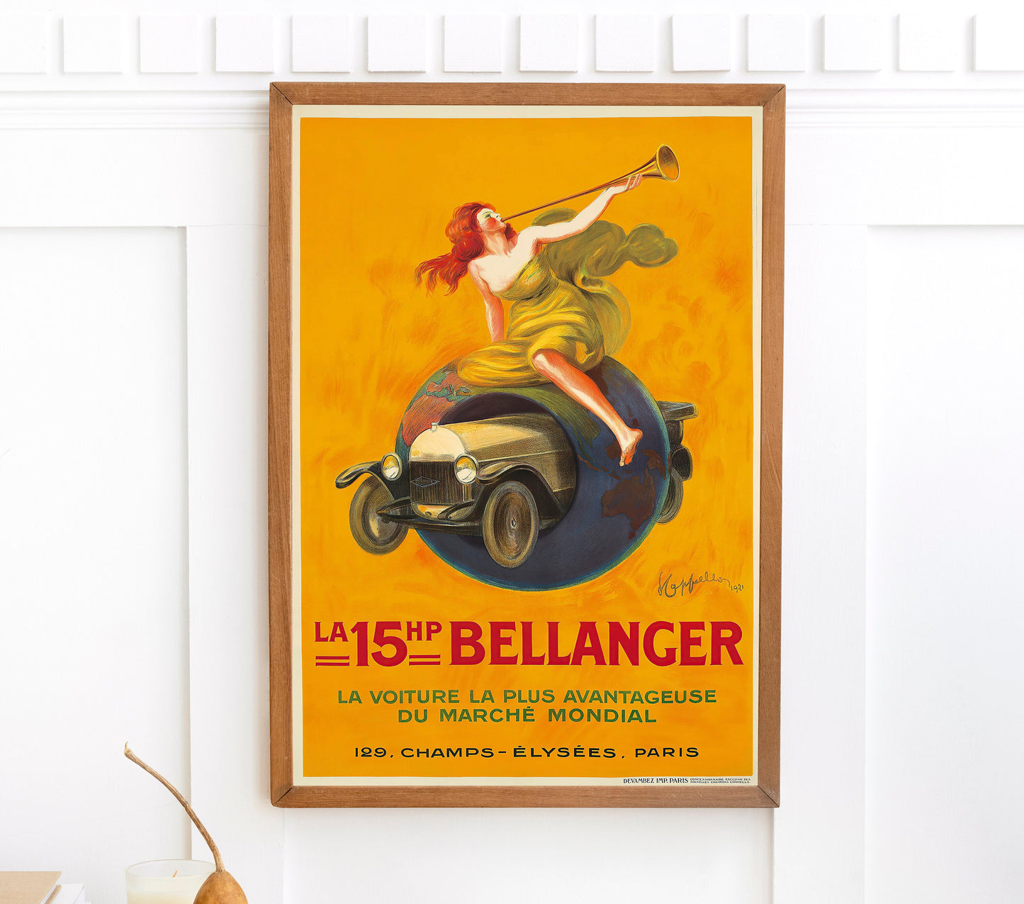 Leonetto Cappiello La 15hp Bellanger [1 Image]