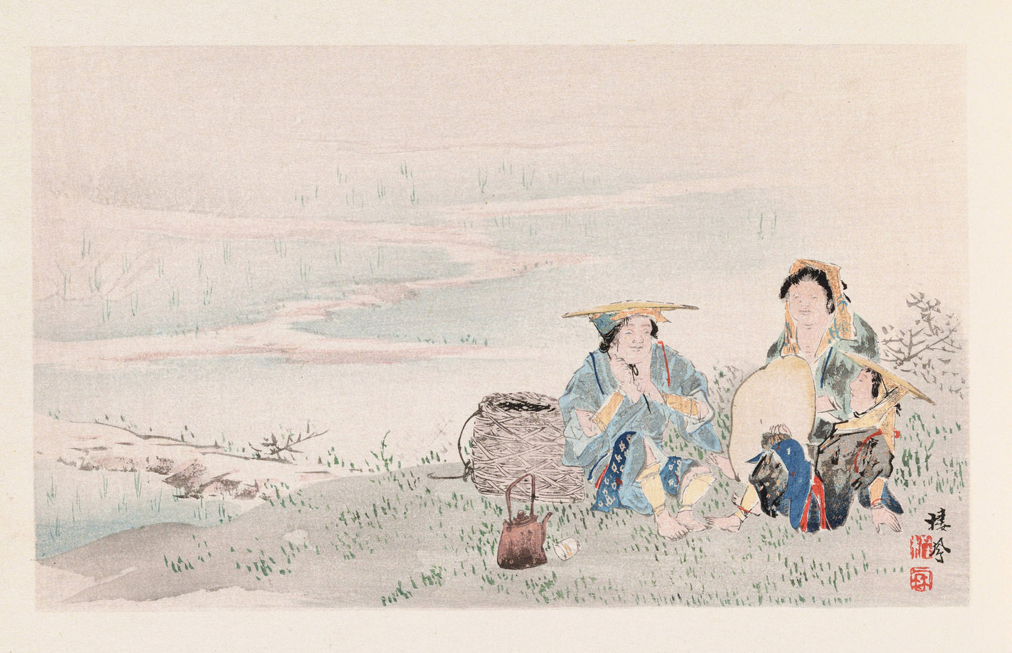 Takeuchi Seiho Japanese Meiji Era Landscape Paintings [12 Images]