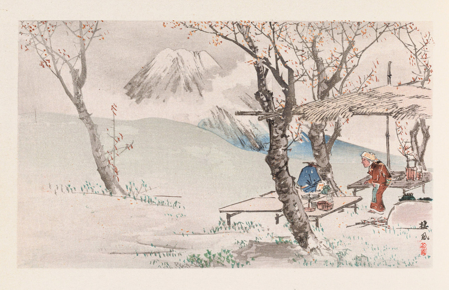Takeuchi Seiho Japanese Meiji Era Landscape Paintings [12 Images]