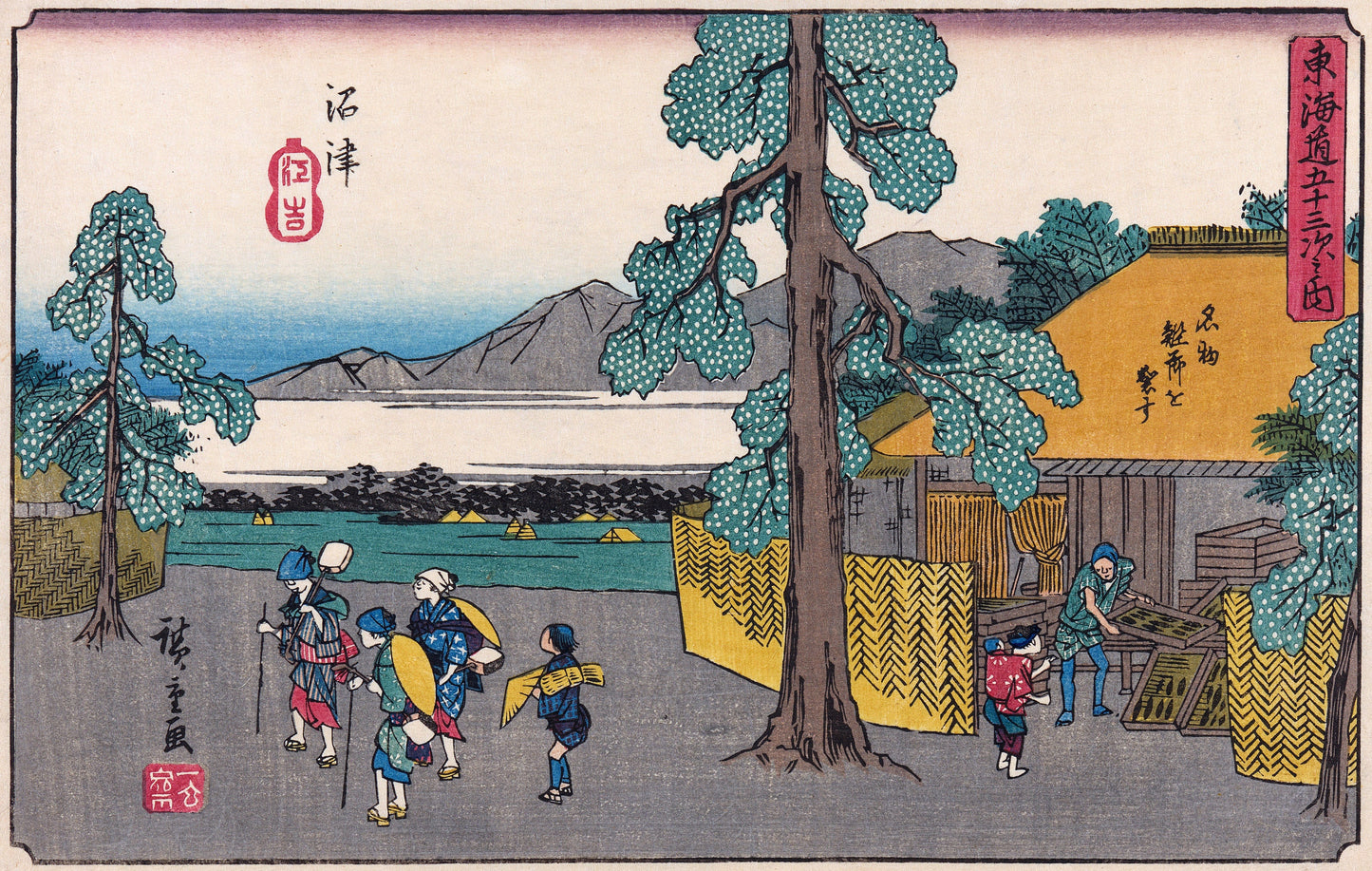Ando Hiroshige Stations of the Tokaido Set 2 [27 Images]