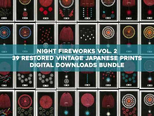 Jinta Hariyama Japanese Night Fireworks Set 2 [39 Images]