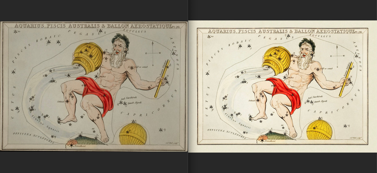 Sidney Hall's Astronomical Zodiac Charts [25 Images]