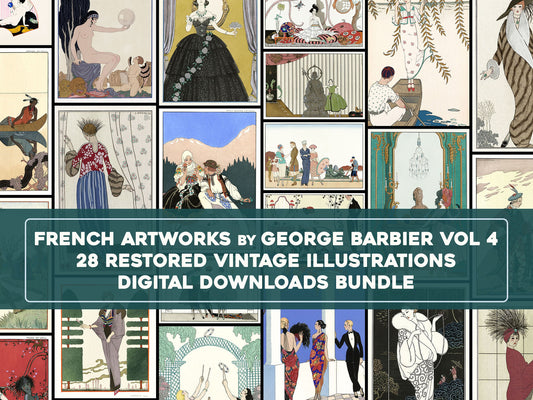 George Barbier Artworks Set 4 [28 Images]