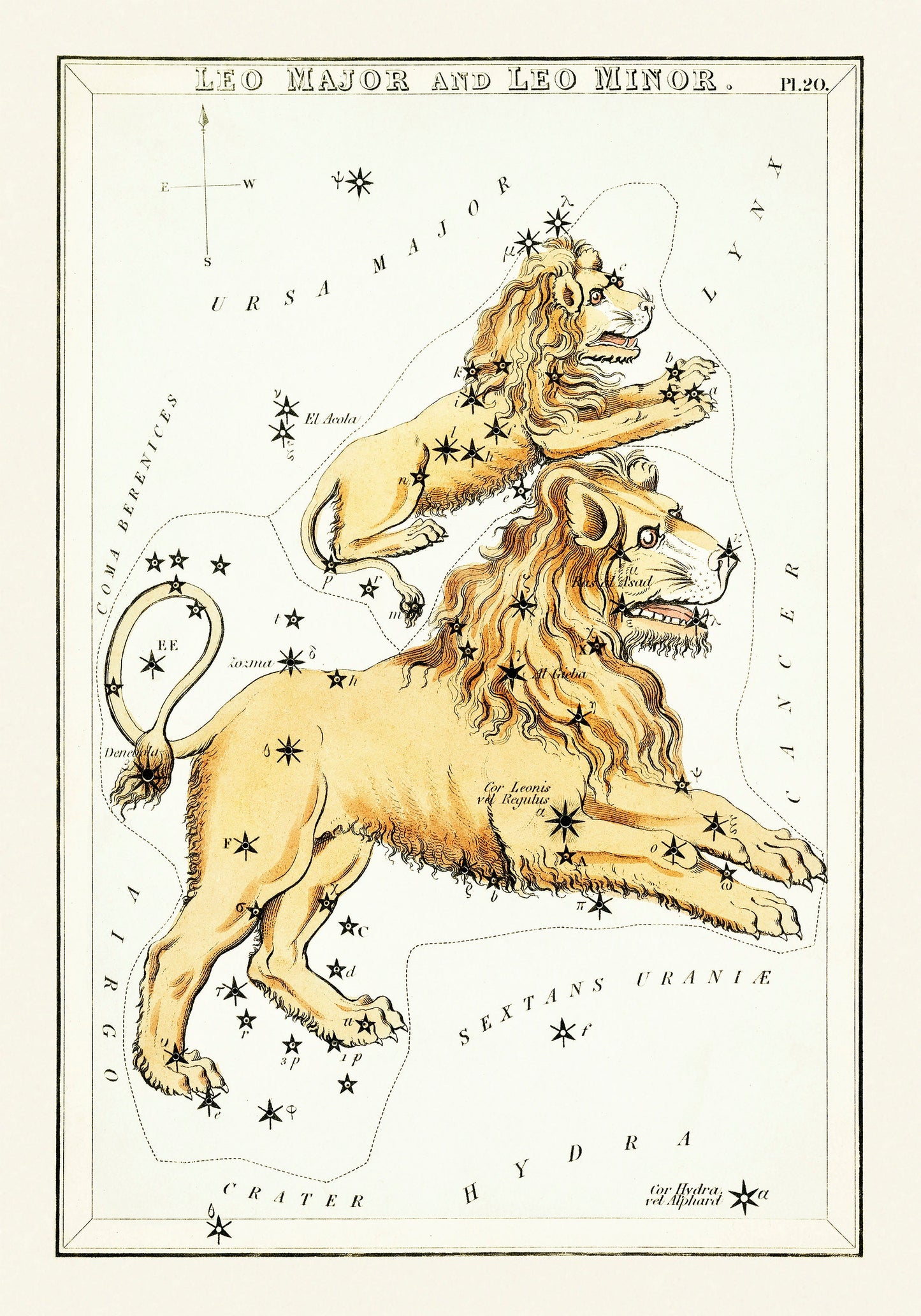 Leo Constellation Star Chart [1 Image]