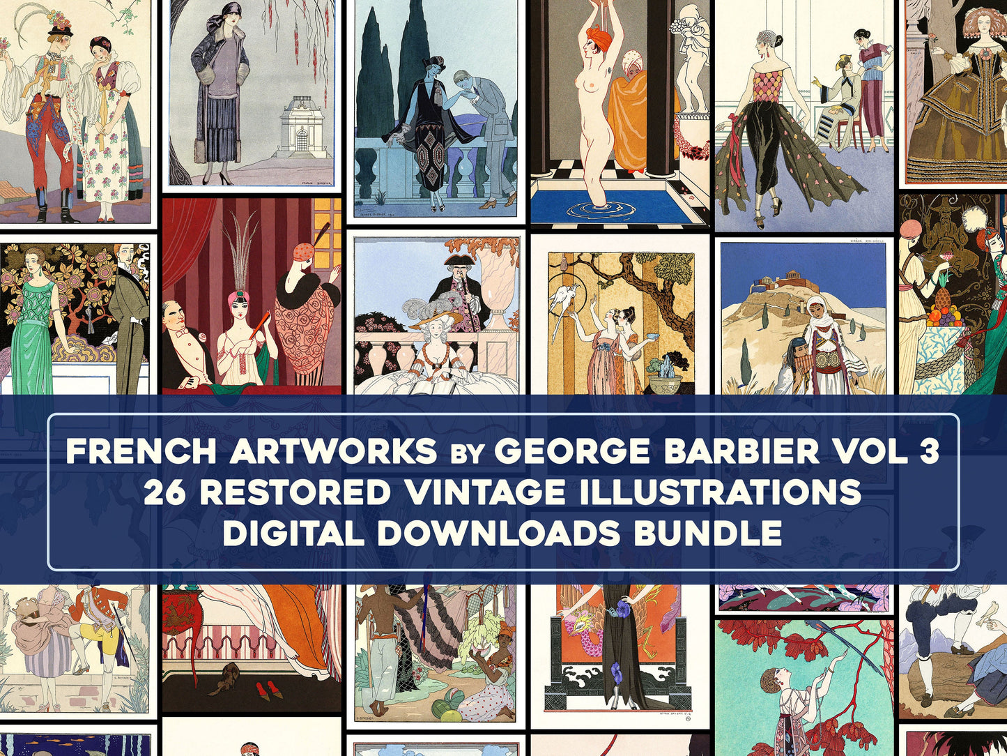 George Barbier Artworks Set 3 [30 Images]