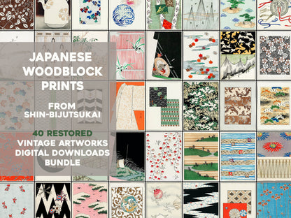 Shin-Bijutsukai Japanese Magazine Designs Set 1 [40 Images]