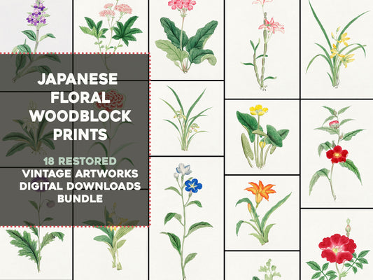 Japanese Floral Painting Artworks [18 Images]