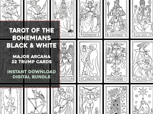Tarot of the Bohemians Major Arcana Trump Cards [22 Images]