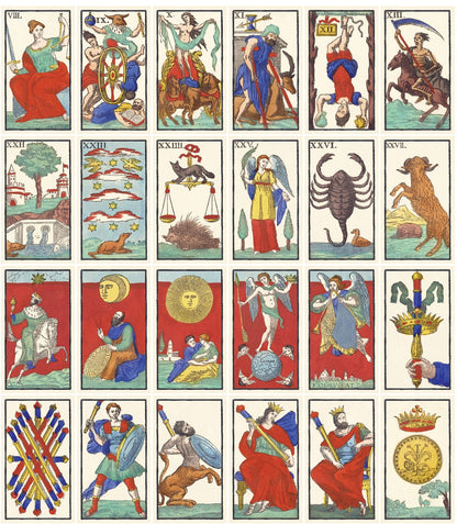 Italian Minchiate Card Game Tarot Deck [97 Images]