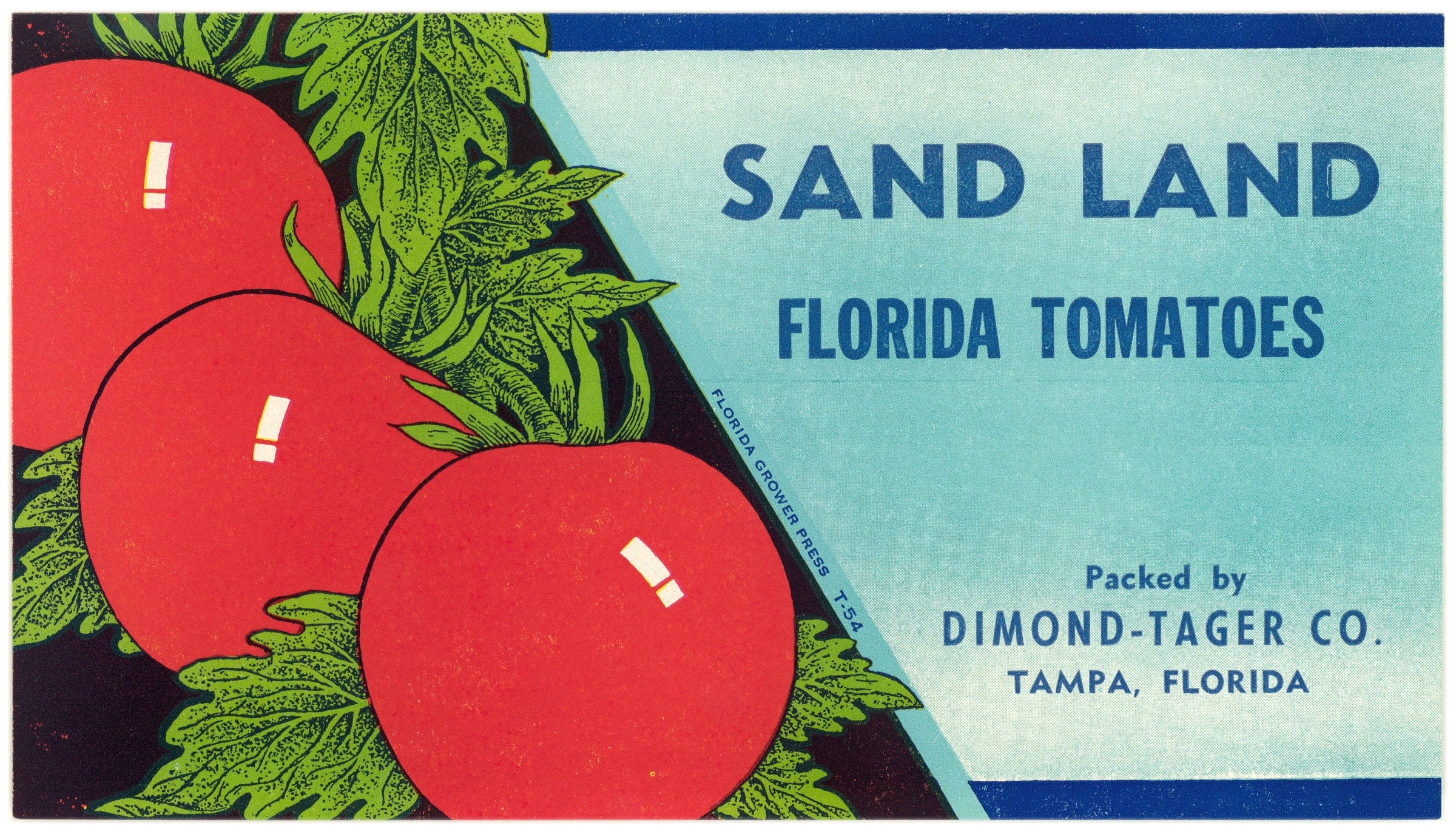 Florida Citrus Vegetable Produce Farm Crate Labels Set 5 | Vintage ...