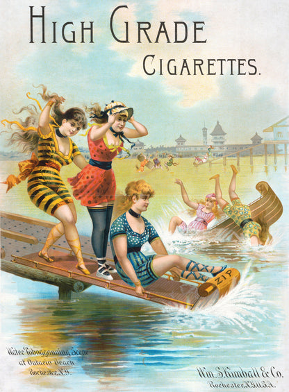 1800s Lithograph Print Advertisements Set 4 Cigarettes Cigars [28 Images]