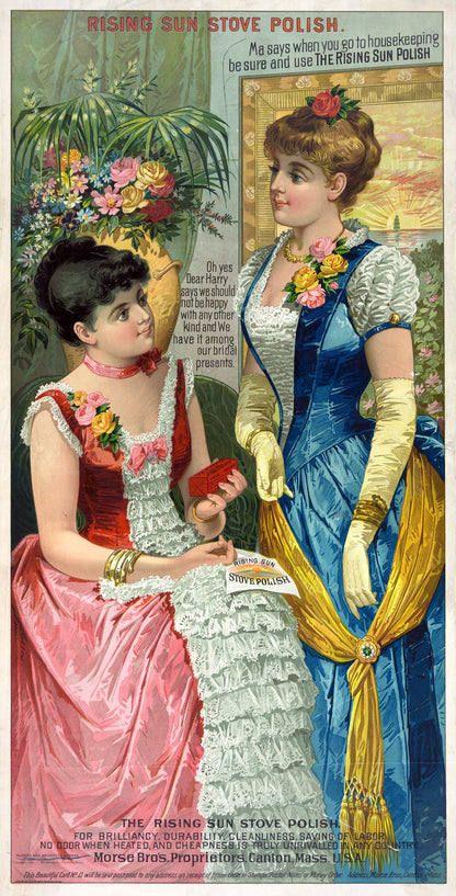 1800s Lithograph Print Advertisements Set 5 Fashion Beauty Household [23 Images]