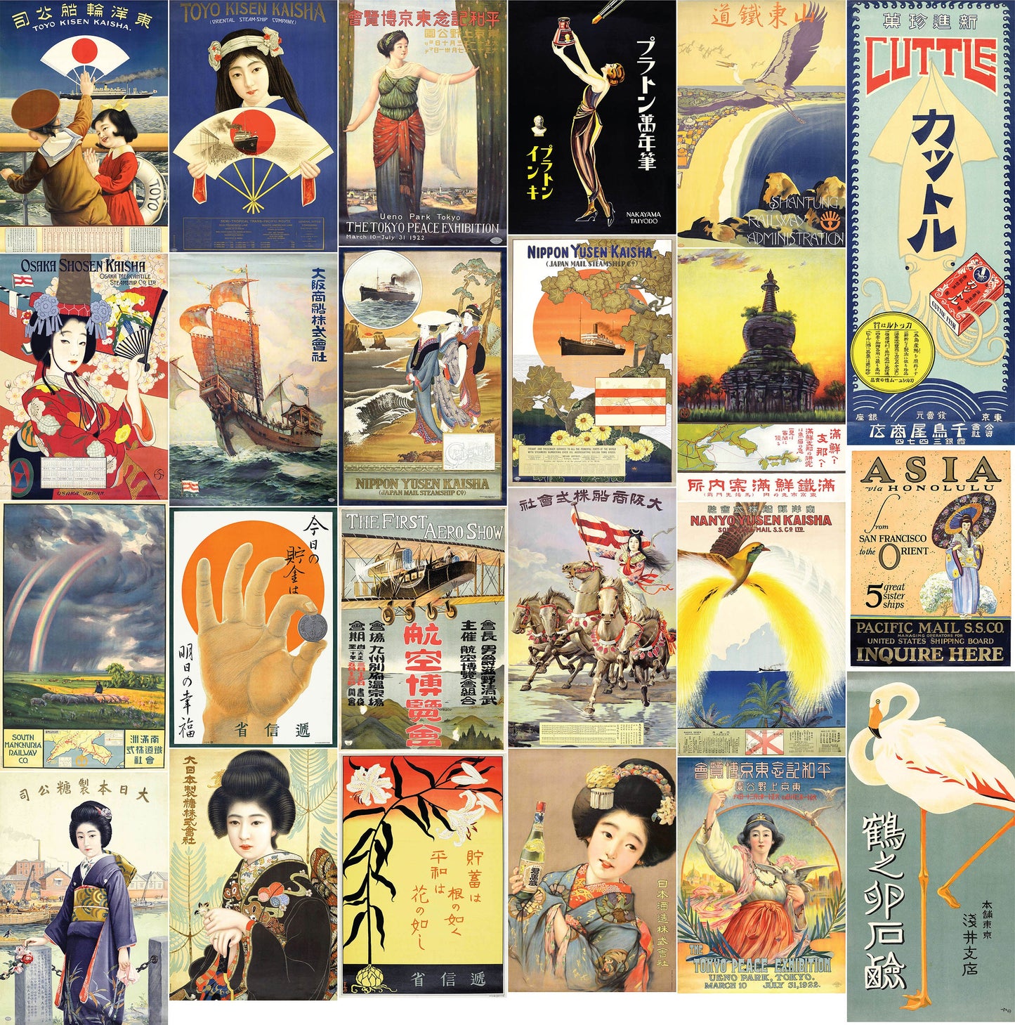 1920's Japanese Travel Posters [24 Images]