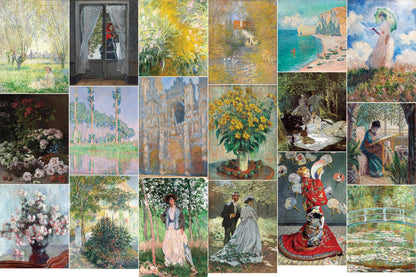 Claude Monet Impressionist Paintings Set 1 [18 Images]