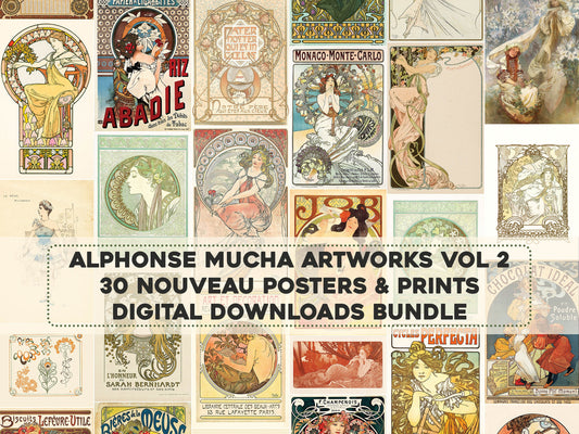 Alphonse Mucha Set 2 [30 Images]