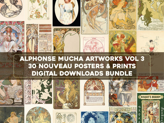 Alphonse Mucha Set 3 [30 Images]