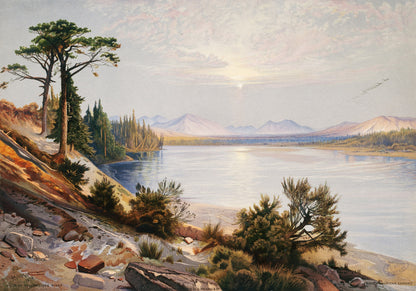 Thomas Moran Yellowstone Landscape Paintings [19 Images]