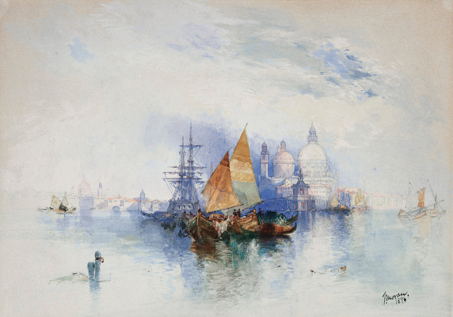 Thomas Moran Venice Paintings [19 Images]