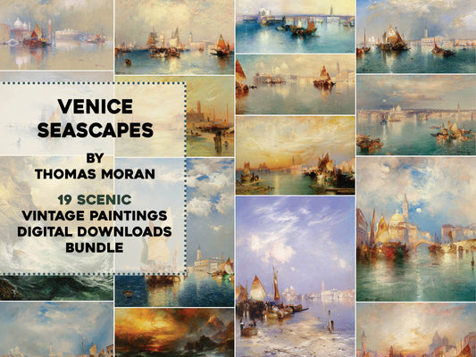 Thomas Moran Venice Paintings [19 Images]