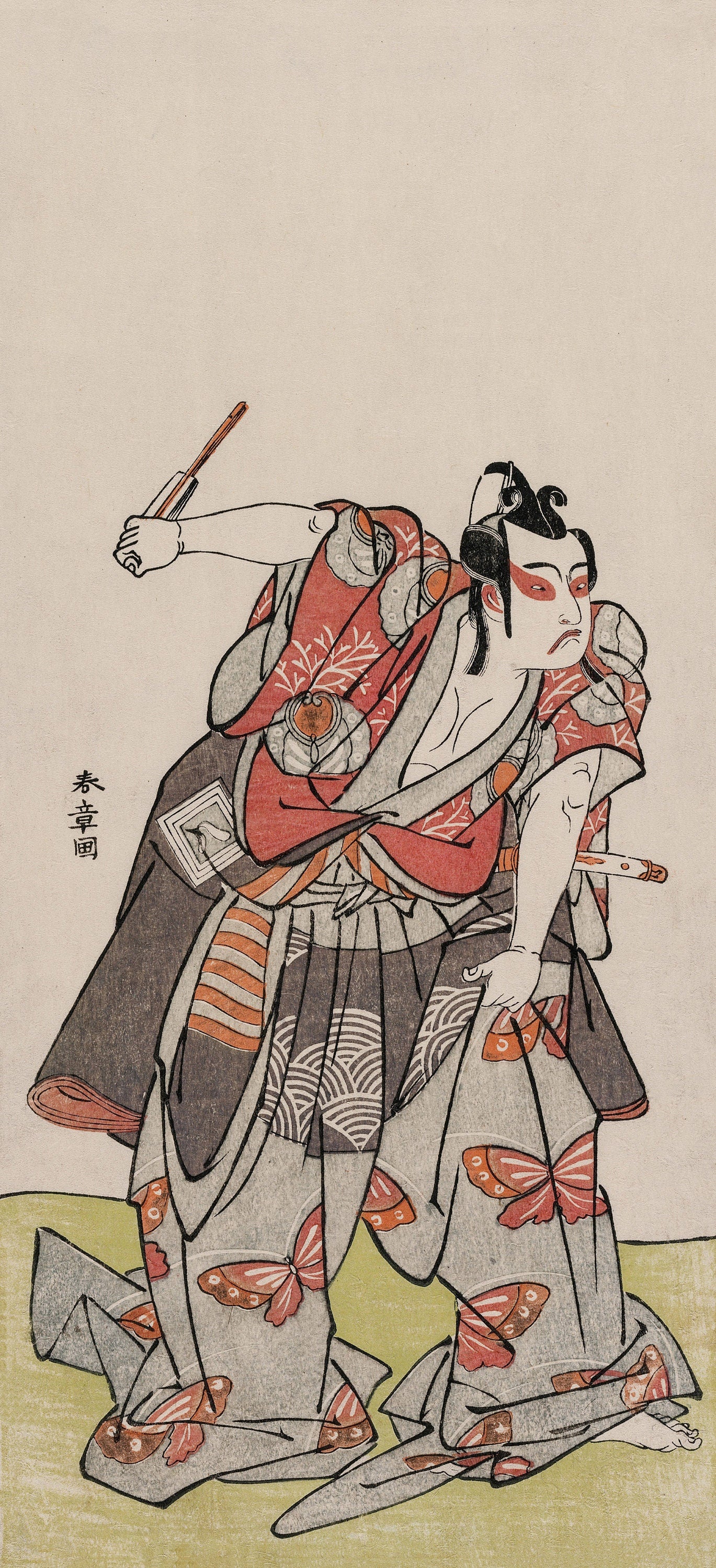Katsukawa Shunsho Kabuki & Courtesan Woodblock Prints [35 Images]