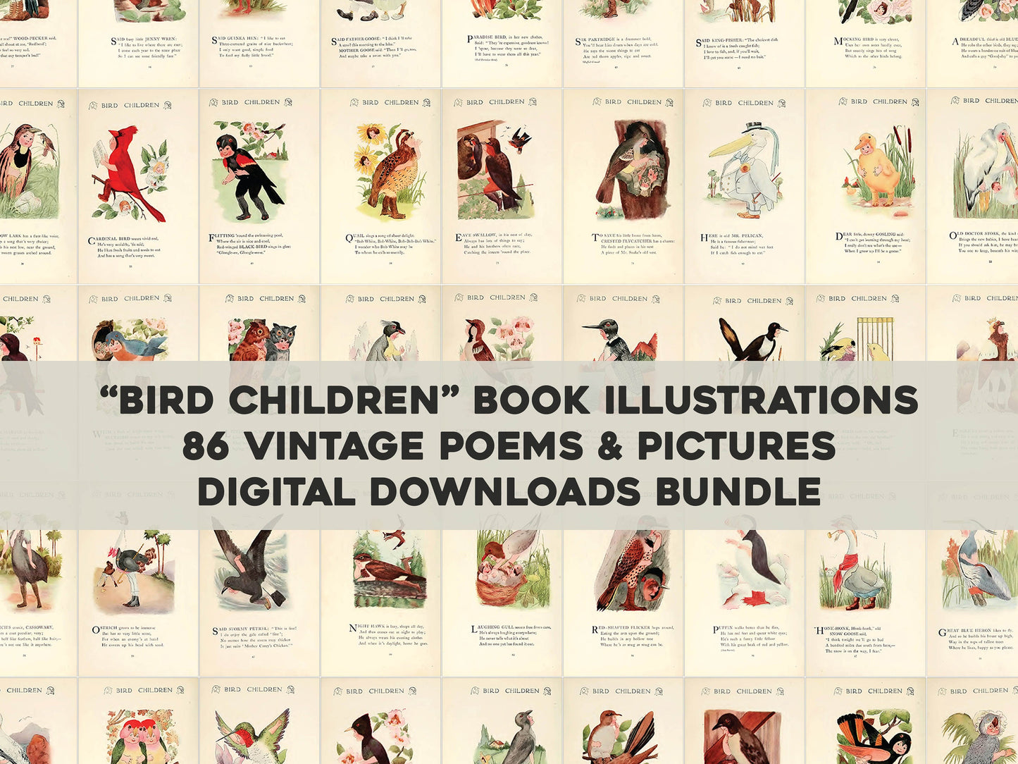 Bird Children [86 Images]