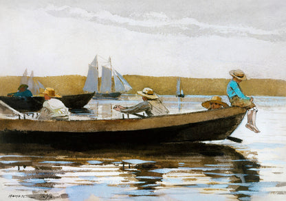 Winslow Homer Oil & Watercolor Paintings Set 4 [35 Images]