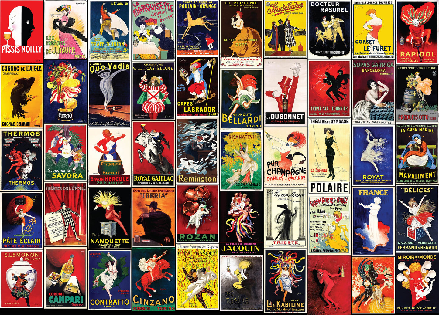 Leonetto Cappiello Poster Advertisements Set 3 [50 Images]