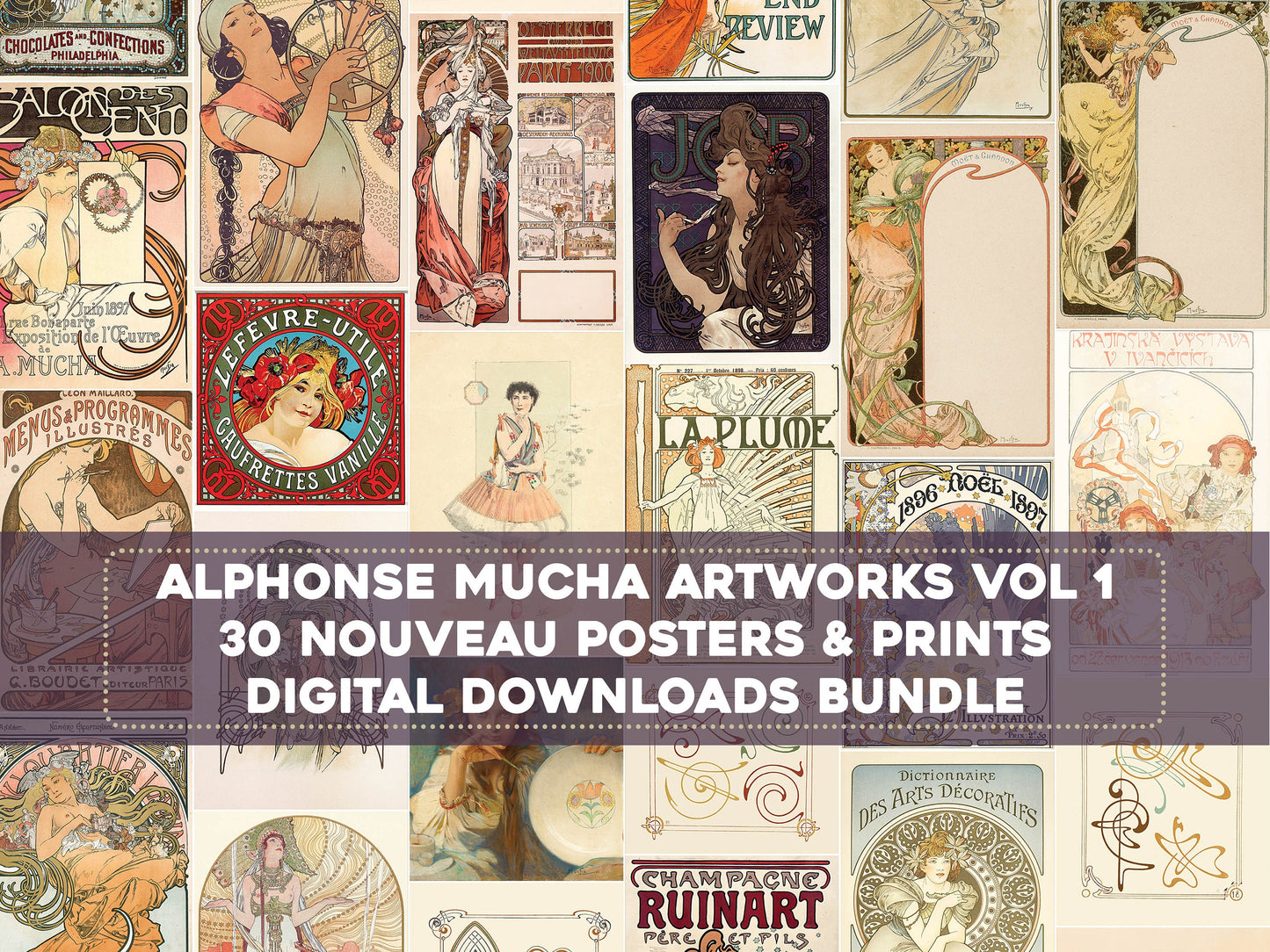 Alphonse Mucha Set 1 [30 Images]