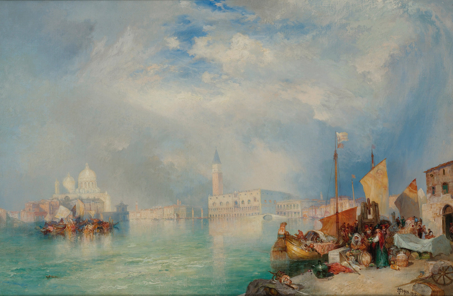 Thomas Moran Venice Paintings [19 Images]