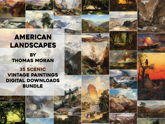Thomas Moran American Landscape Paintings [35 Images]